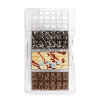 Picture of CLASSIC BAR CHOCOLATE MOULD 4CAV 85X42X10HMM 200X120X22HMM